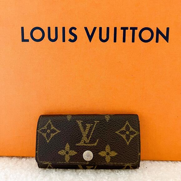Louis Vuitton Monogram Multicles 4 Key Holder 873 RA - Picture 1 of 7